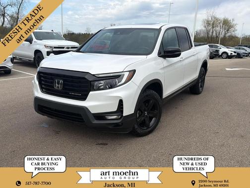 Platinum White Pearl 2023 Honda Ridgeline Black Edition