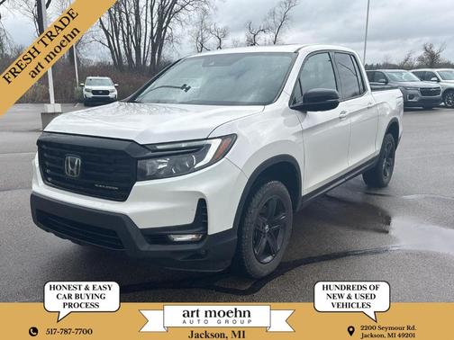 Platinum White Pearl 2023 Honda Ridgeline Black Edition