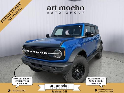 Velocity Blue Metallic 2021 Ford Bronco Wildtrak
