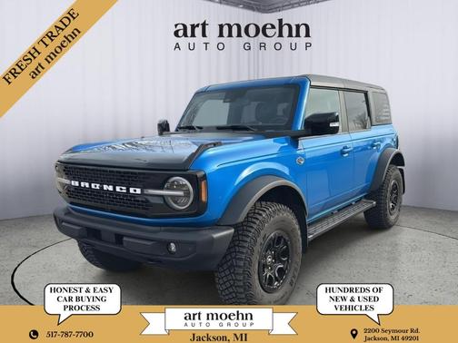 Velocity Blue Metallic 2021 Ford Bronco Wildtrak