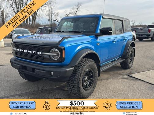 Velocity Blue Metallic 2021 Ford Bronco Wildtrak
