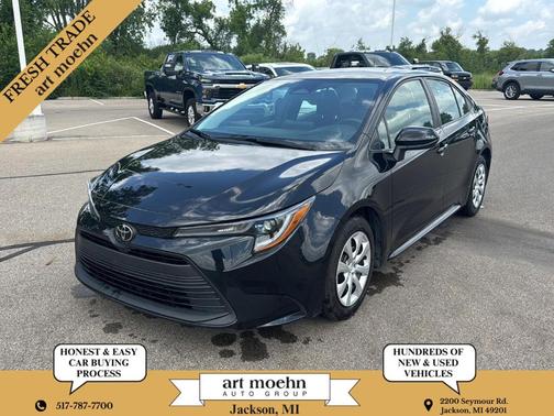 Midnight Black Metallic 2024 Toyota Corolla LE
