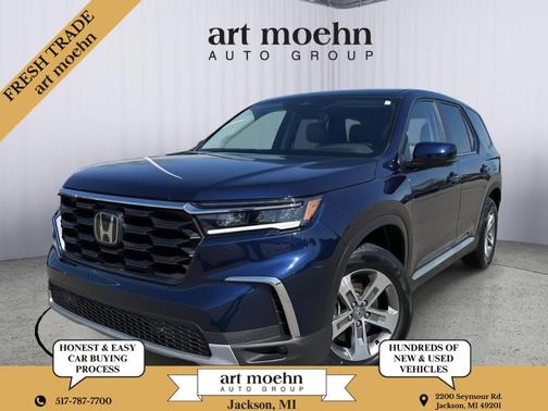 Obsidian Blue Pearl 2024 Honda Pilot EX-L 7-Passenger