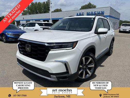 Platinum White Pearl 2025 Honda Pilot Elite