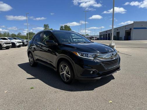 Aegean Blue Metallic 2021 Honda HR-V EX-L