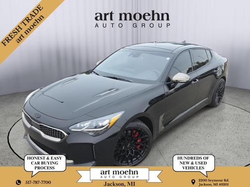 Aurora Black 2021 Kia Stinger GT1