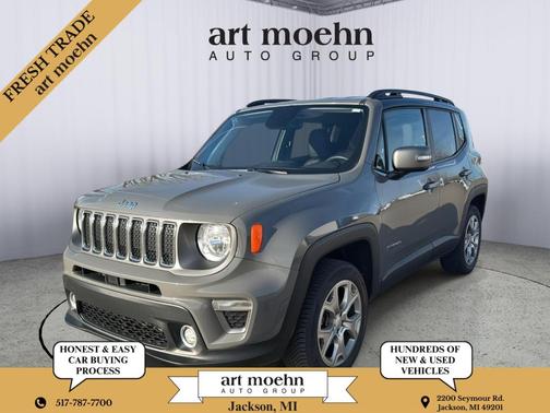 Sting Gray Clearcoat 2020 Jeep Renegade Limited