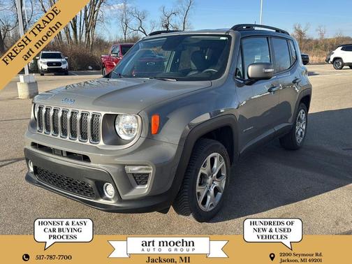 Sting Gray Clearcoat 2020 Jeep Renegade Limited