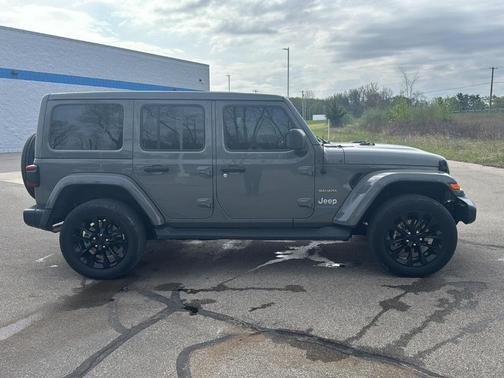 Sting Gray Clearcoat 2023 Jeep Wrangler 4xe Sahara