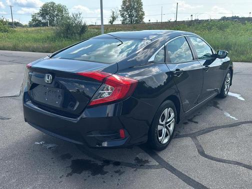 Crystal Black Pearl 2017 Honda Civic LX