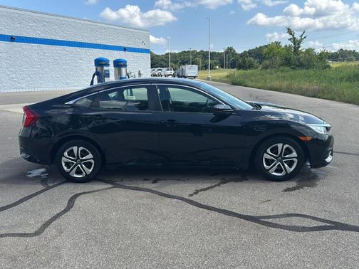 Crystal Black Pearl 2017 Honda Civic LX
