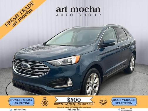 Dark Persian Green Metallic 2020 Ford Edge Titanium
