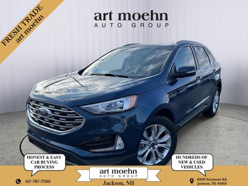 Dark Persian Green Metallic 2020 Ford Edge Titanium