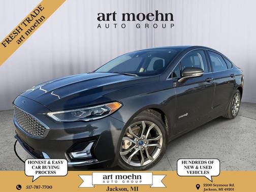 Magnetic Metallic 2019 Ford Fusion Hybrid Titanium