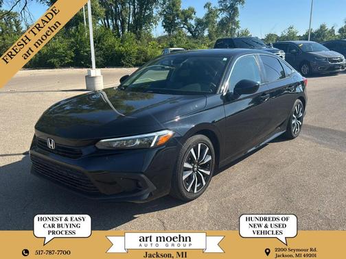 Crystal Black Pearl 2024 Honda Civic EX