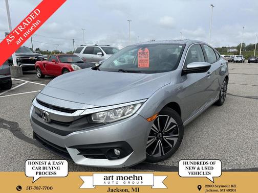 Lunar Silver Metallic 2017 Honda Civic EX-L