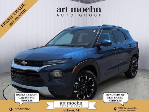 Pacific Blue Metallic 2021 Chevrolet Trailblazer LT