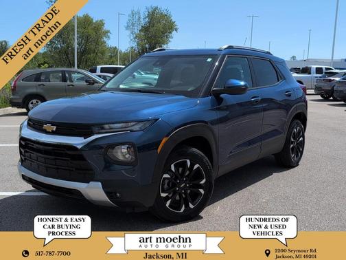 Pacific Blue Metallic 2021 Chevrolet Trailblazer LT