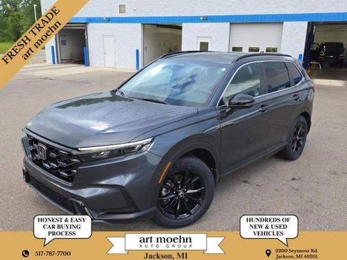 Meteorite Gray Metallic 2023 Honda CR-V Hybrid Sport