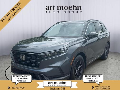 Meteorite Gray Metallic 2023 Honda CR-V Hybrid Sport
