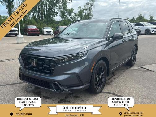 Meteorite Gray Metallic 2023 Honda CR-V Hybrid Sport