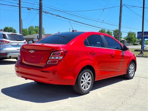 Red 2017 Chevrolet Sonic LT