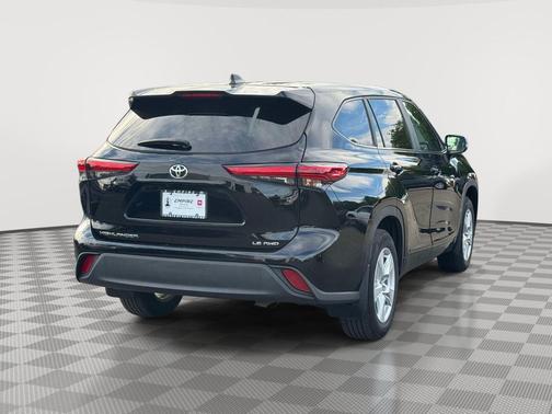 Midnight Black Metallic 2023 Toyota Highlander LE