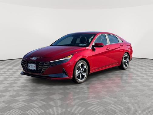 Scarlet Red Pearl 2023 Hyundai ELANTRA HEV Limited