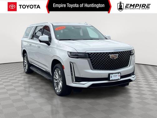 Crystal White Tricoat 2023 Cadillac Escalade ESV Premium Luxury