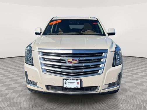 White Diamond Tricoat 2015 Cadillac Escalade ESV Platinum