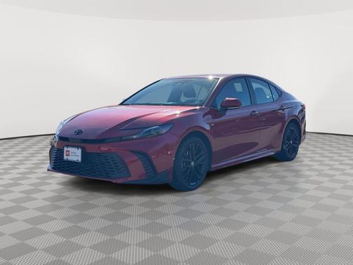 Supersonic Red 2025 Toyota Camry SE