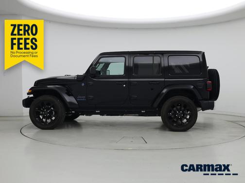 Black 2025 Jeep Wrangler 4xe Sahara