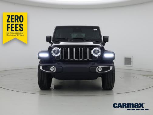 Black 2025 Jeep Wrangler 4xe Sahara