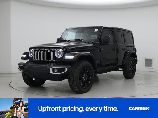 Black 2025 Jeep Wrangler 4xe Sahara