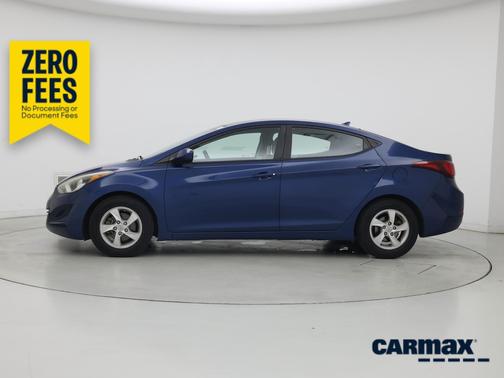 Blue 2014 Hyundai ELANTRA SE