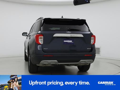 Blue 2022 Ford Explorer XLT