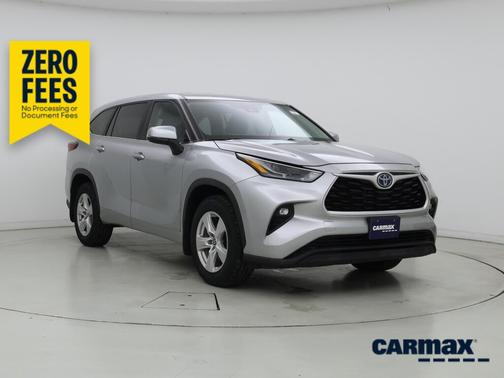 Silver 2023 Toyota Highlander Hybrid LE