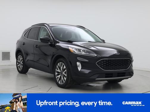 Black 2022 Ford Escape Titanium