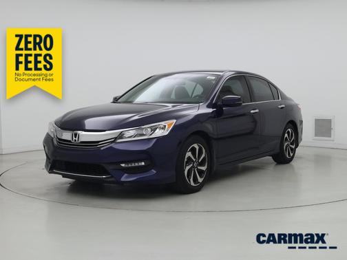 Blue 2017 Honda Accord EX-L