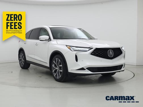 White 2023 Acura MDX Technology