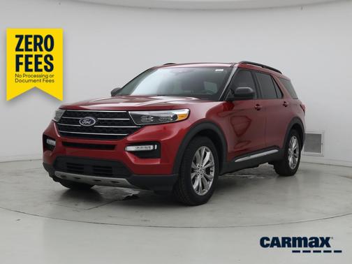 Red 2023 Ford Explorer XLT