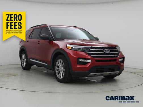 Red 2023 Ford Explorer XLT