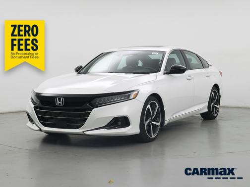 White 2022 Honda Accord Sport