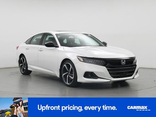 White 2022 Honda Accord Sport