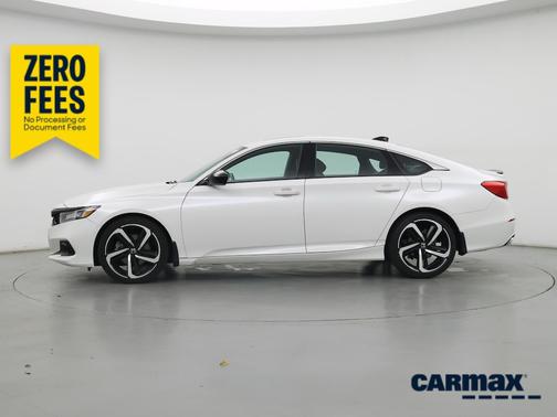 White 2022 Honda Accord Sport