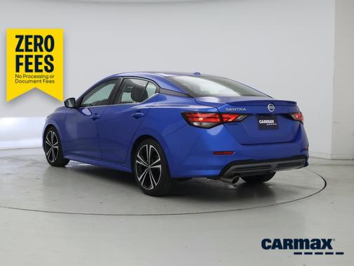 Blue 2021 Nissan Sentra SR