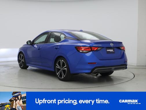 Blue 2021 Nissan Sentra SR