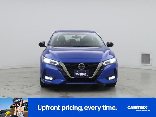 Blue 2021 Nissan Sentra SR