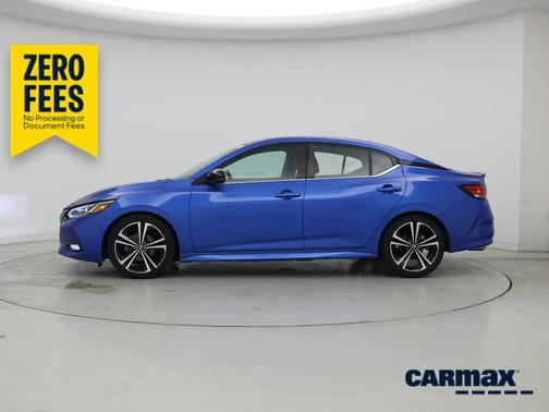 Blue 2021 Nissan Sentra SR