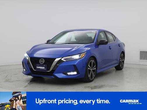Blue 2021 Nissan Sentra SR